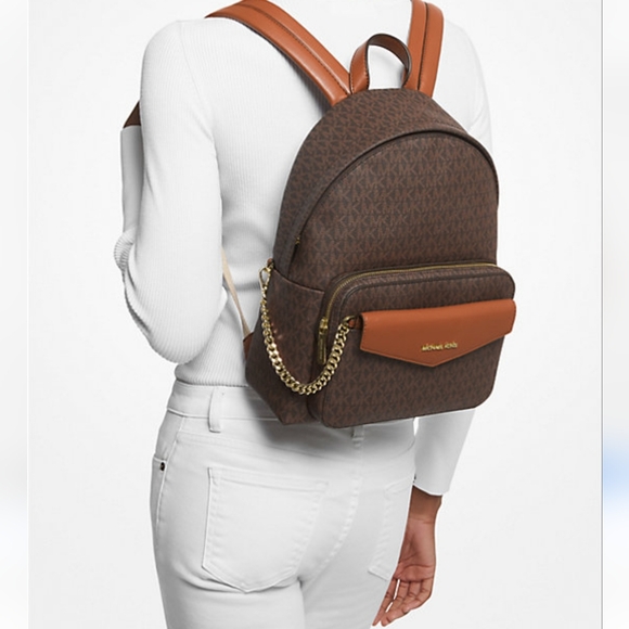 NEW MICHAEL KORS Maisie Medium Logo 2-in-1 Backpack - Picture 2 of 12